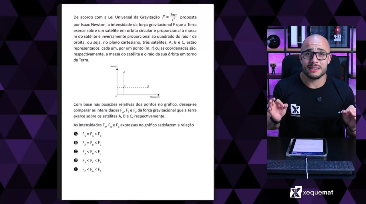 Resolução em vídeo de Matemática e resolução escrita comentada das demais áreas